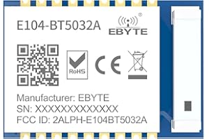 EBYTE BLE 5.0 nRF52832 Modulo Bluetooth 4dbm Seriale a BLE E104-BT5032A SMD Antenna Ceramica Modulo ricetrasmettitore Wireless