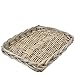 Produktbild Schale Country Deko Rattan 6x41x32cm grau Landhaus Design