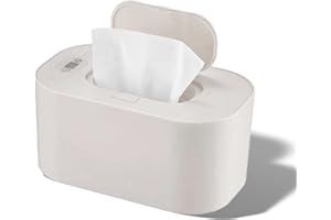 EIMSOAH Large Capacity Wet Wipe Warmer with LED Screen Top Heating, Uniform Temperature, Adjustable Temp, Heated Wipes Dispenser, for Essentials