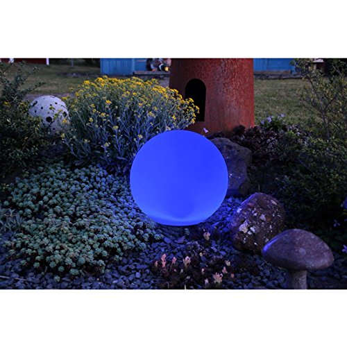 insatech Solar LED Kugel BOWL 30cm Solarkugel Farbwechsel Gartenkugel mit Fernbedienung - 2