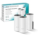 TP-Link Deco M4 WiFi Mesh, Dual Band AC1200, 2 Porte Ethernet Gigabit, Modalità Router e Access Point, Parental Control, 3 Pe