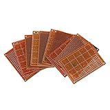Material: 94HB SODIAL(R) Clasico 10pzs PCB prototipo terminado soldadura para placa de circuito Tablero de circuitos BI4U
