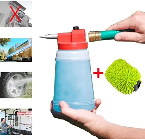 Sprayers Full Crystal Window Cleaner,Window Wash Pressure Washer 946ml, Snow Foam Lance Pressure Washer gun