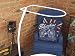ComfortBaby® canopy pole / canopy holder, free standing total height approx. 1.70m in white.