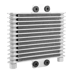 Oil Cooler Kit, Reduce Engine Load Universal Engine Transmission Cooler 13 Row Quickly Cooling for Pit Bike for Dirt Bikes for Motorcycle