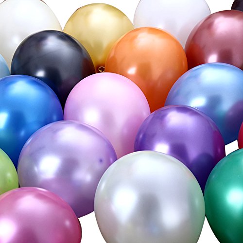 Hrph 100 Stück 10-Zoll-Perle Luftballons Hochzeit Geburtstag Dekorationen Latexballons Spielzeug Geschenke