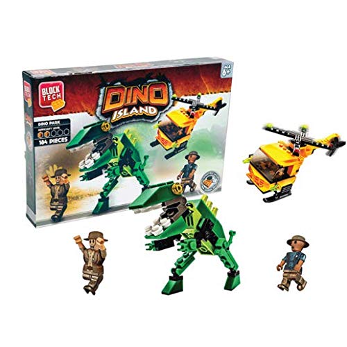 Preisvergleich Produktbild Block Tech – Dino Island – Konstruktionsspielzeug