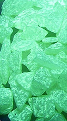SOOTHING IDEAS 100g Glo Green Quartz Chippings 8-12mm Home Garden Wedding