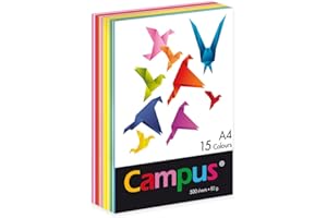 Plus Office Color 002210 - Papel, 500 hojas, 80 g, 15 colores, A4