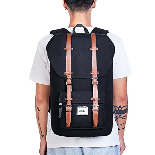 KALIDI 17 Zoll Laptop Rucksack Backpack Schulrucksack für bis zu 15.6 zoll Laptop Notebook Computer Arbeit Campus Studenten Outdoor Reisen Wandern mit Großer Kapazität - 7