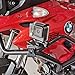 Produktbild Universal Kamerahalterung Motorrad Fahrrad Für GoPro Hero 7/2018 / 6/5 / 4/3, Activeon, A-Rival, DBPOWER, Garmin, QUMOX, Tomtom Action Cam (für Rundrohre, drehbar, vibrationsfrei)