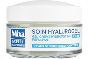 Mixa Expert Peau Sensible - Hyalurogel - Gel-Crème Hydratant Intensif 24H - 50 ml