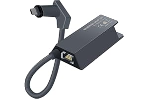 Glitfix Starlink Ethernet Adapter for Starlink Internet V2, 1000 Mbps Fast and Stable Network Connection, Applicable to Starlink Standard Actated Gen 2 Adapter, Length 1 Meter
