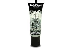 PAINTGLOW Glitter Fix Gel by Glitter Me Up - Face Body Adhesive Primer for Glitter, Eye dust, Pigment Eye Shadow. Face Glitter Glue
