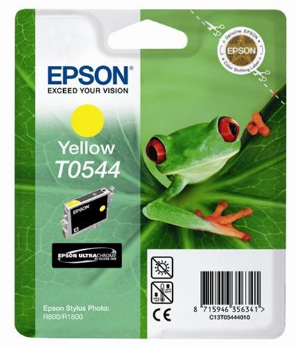 Epson T0544 Cartouche d'encre d'origine jaune pour R800 R800r R1800