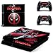 Produktbild Playstation 4 + 2 Controller Aufkleber Schutzfolie Set - Deadpool (3) /PS4