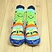 Moolecole Baby Boy Girl Toddlers Kids Children Indoor Floor Slippers Shoes Socks Stockings Moccasins ANTISKID Shoes Cute Frog L