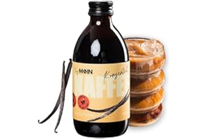 ‎TRY MOIN TryMoin - Vanilla Latte - Kaffeekonzentrat mit Vanille-Kaffee-Sirup, Kaffee auf Barista Niveau, ideal für Eiskaffee, Cappuccino, Frappé und weitere Kreationen, 30 Kaffees pro Flasche