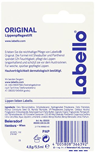 Labello Lippenpflege Basispflege Classic Care, 4,8 g - 2