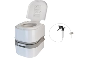 Montafox Toilette Portatile WC Chimico 24 litri - Opzionalmente disponibile: Liquido Sanitario e Spruzzatore