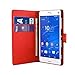 Produktbild SONY XPERIA Z3 COMPACT, ROT, KUNSTLEDER, INKL. DISPLAYSCHUTZFOLIE VON GADGET BOXX