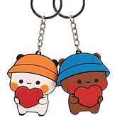 Dudu Bubu Anahtarlık Hediyelik Sevgili Eş &Ccedil;anta Fig&uuml;rl&uuml; Yeni Versiyon &Ccedil;ift Set