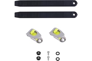 BOXOB 2uds Correas de Tobillo para Snowboard con Hebillas de Correa Negras, Correas de Tobillo para Snowboard Piezas de Fijación Duraderas para Snowboard para Entusiastas del Snowboard