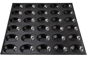 FLEXIPAN Moule 30 Mini Tartelettes – Pour des Portions Individuelles Parfaites - Dessert, Amuse-Bouche, Tarte, Mini Quiche - Accessoire Four Patisserie, Cuisine - Noel, Repas Famille