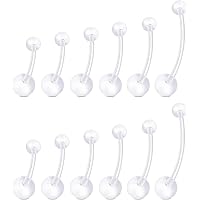 Mayhoop Piercing Ombelico Gravidanza 14G Sport Maternità Acrilico - 5