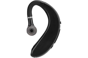 Goshyda Écouteurs sans Fil, Bluetooth 5.0 Rotation à 180 Degrés Réduction du Bruit Oreille Unique Casque D'écoute pour Affaires Parler Sports