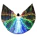 Produktbild bloatboy 288 LED Bauchtanz Isis Flügel - Bauchtanz Dance Leistung Kostüm Flügel mit Teleskopstock - Performance Bekleidung für Bühnen Weihnachten Party (Blau)