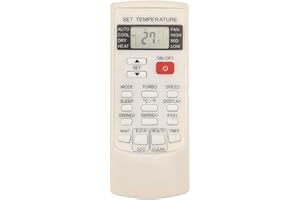 IOOIQQ Mando a distancia de repuesto para AUX MundoClima FanWorld Universal Blue ykr