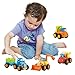 YIXIN Engineer Trucks Tractor Mixer Dumper Car Children Boys Instructive Toy Set of 4
