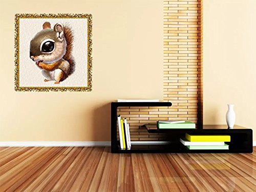 OLY Eichhörnchen Design DIY 5D Diamant Malerei Stickerei Diamond Kreuzstich Painting Heim Room Decor - 2
