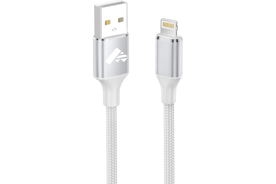 iPhone Charger Cable 2M, MFi Certified Lightning Cable Fast Charging iPhone Charger Nylon USB iphone Charging Cable Lead for iPhone 14 13 12 11 Pro Max XS XR X 8 7 6 Plus 5 SE,iPad