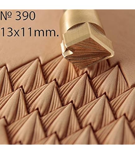 Drachen-Schuppen Lederstempel-Set Aus Messing - #62Set, Mit Stahlgriff Für Lederhandwerk