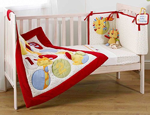 Suncrest Jolly Jamboree Cotbed Bedding Set (5 piece)