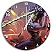 Produktbild Overwatch action Bild auf Wanduhr mit weißen spitzen Zeigern und Ziffernblatt, Durchmesser 30cm, perfekte Dekoration für Ihr Zuhause, Super Geschenkidee für groß und klein