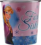 Disney Frozen Children's Bedroom Waste Paper Bin - Pink Sisters