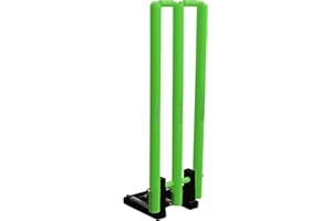 22YardsPro Cricket Wickets with Bails & Metal Base – Durable & Weather-Resistant Cricket Stumps Set for Training & Matches
