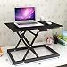 Produktbild PEIQI HOME Sit-Stand Workstation, Sitz-Steh-Schreibtisch Aufsatz Ergonomische Tischplatte für Laptop-PC-Notebook-Computer