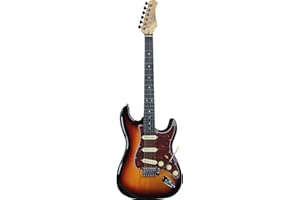 Eko S-300 SUNBURST, Chitarra Elettrica modello Stratocaster 22 Tasti, Colore Sunburst