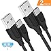 Price comparison product image USB Type C Cable Quick Charge (2Pack, 1M) - 3.1A USB C Cable Fast Charger Wire For Samsung Galaxy Note 8 9 S9 S8 Plus, Huawei P20/ Mate20,Honor 9 10,OnePlus 6T,Sony Xperia XZ,Motorola G6 - Black
