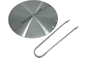 JCSPARES® - Piastra diffusore calore adattatore per pentole cucina piano cottura a induzione universali diametro da 14,5 a 24 Cm per ogni pentola (14,5 Cm)
