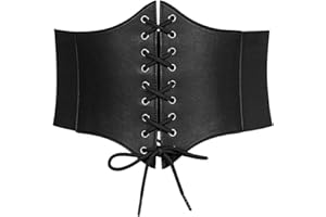 NAJINY Cinturón De Corsé Para Mujer,Cinturón De Cintura Con Cordones,Corsé Elástico Ancho,Cinturón De Avispas,Corsés Debajo Del Busto,Estilo Vintage,Cinturón Elásticopara Niñas