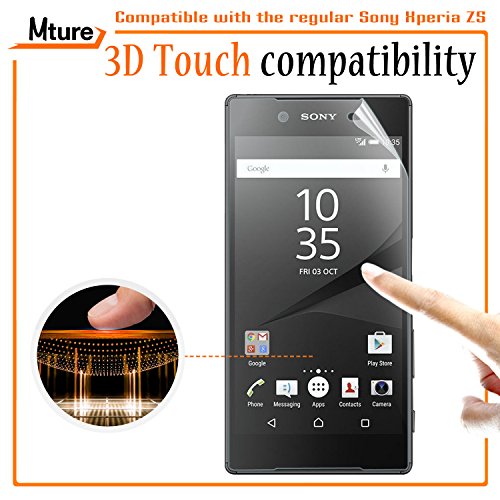 6-pack Sony Xperia Z5 Schutzfolie Mture Displayschutz für Sony Xperia Z5 5.2′ Transparent Schutzfolie Screen Protector Ultra Klar Film Stressfreie, Blasenfreie Installation, Anti-Fingerabdruck High Definition LCD Displayschutzfolie (HD Clear) - 5