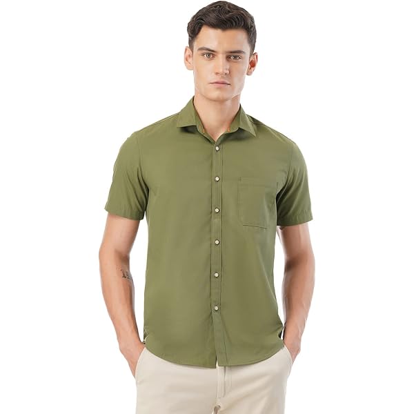 Buffalo David Bitton Men's Short Sleeve Sirilo Casual Fitted Button-Down Shirt