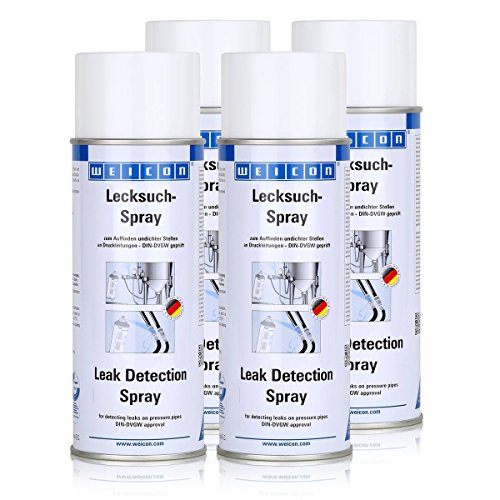 Preisvergleich Produktbild Weicon Lecksuch-Spray 400ml - Auffinden undichter Stellen - 11651400 (4er Pack)