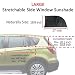 Car Window Shades, PEMOTech [Flexible] [Stretchy Mesh] Car Rear Side Window Baby Sun Shades, Protects Your Baby and Older Kids from the Sun, Fits Cars and SUVs (2 Piece)