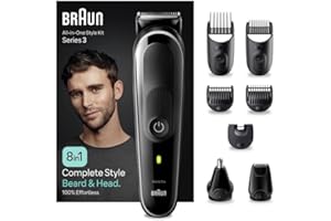 ‎BRAUN Braun Series 3 MGK3440 All-in-One Styling Kit 8-in-1 Herren Pflegeset